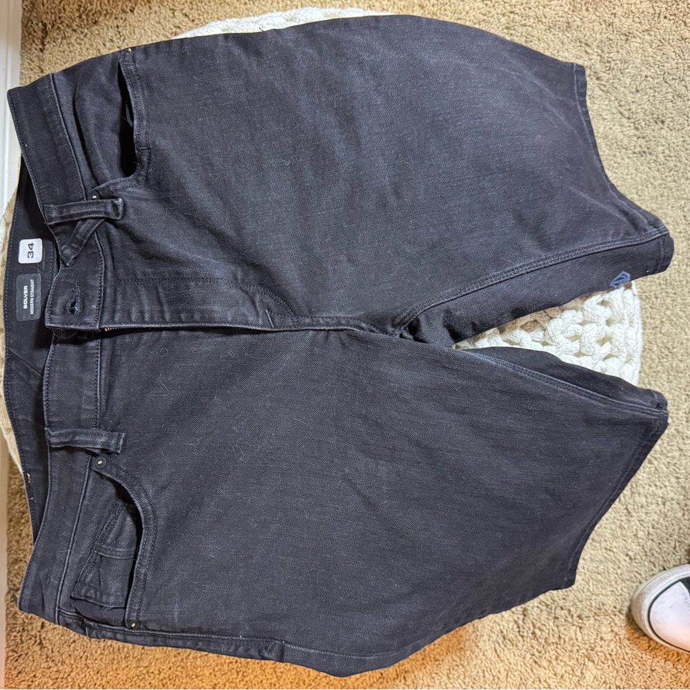 Volcom Men's Black Jean Shorts